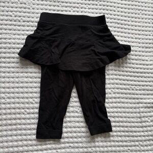 Kate Quinn Black Skirted Leggings - Bamboo Modal - 6-12M